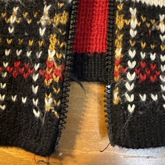 READ!  VTG Rods 3D Horse Girls Sweater Kids Medium 10/12 Craft Project Repurpose - Picture 10 of 14